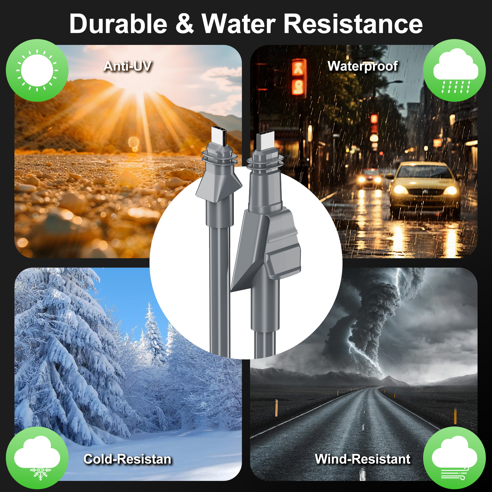 Starlink Flat High Performance Cable 75FT/23M, Starlink Cable Flat High Performance Replacement linkoostar Cable for Starlink - Image 5