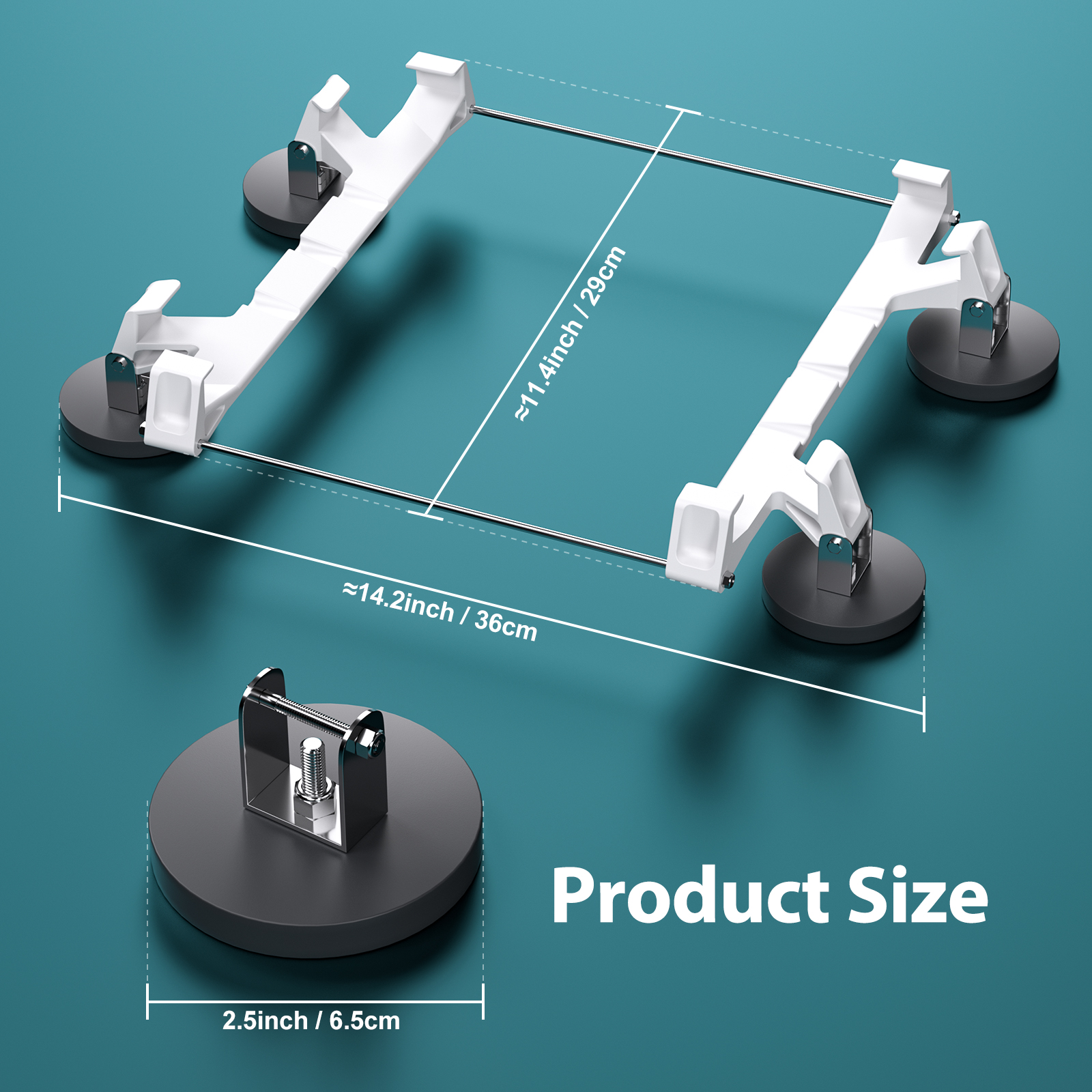 Starlink Mini Mount Kit, Magnetic Quick Release Linkoostar Starlink Mini Car Mount - Image 7
