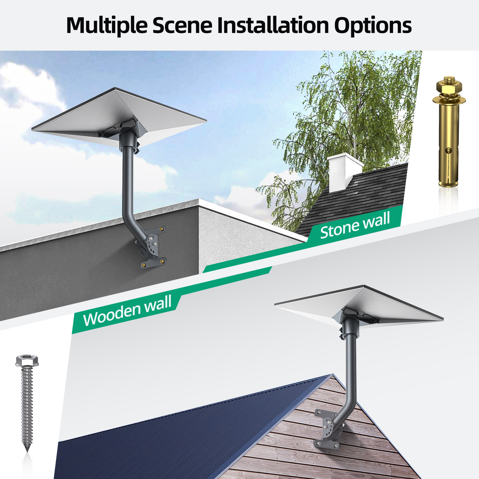 Starlink Mounting Kit, Linkoostar Adjustable Starlink Gen 2 Long Wall Mount - Image 6