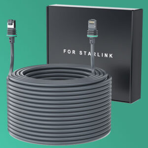 e34-1 Standard Starlink Gen 3 Cable, 150FT/46M Satellite Replacement Standard V3 Cable for Starlink