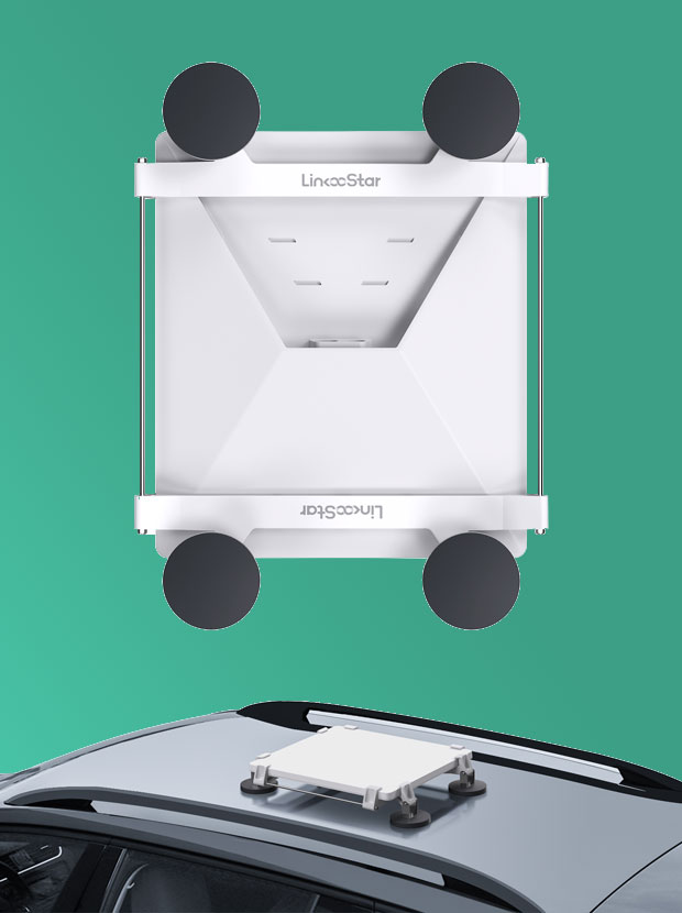 Starlink Mini Mount Kit, Magnetic Quick Release Linkoostar Starlink Mini Car Mount